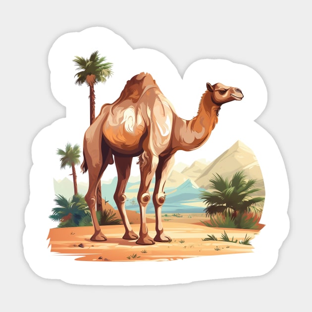 Desert Camel Sticker by zooleisurelife